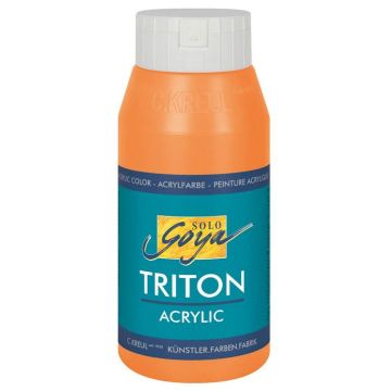 Photo Peinture acrylique Triton Acryl Basic - 750 ml - Orange C. KREUL  flacon