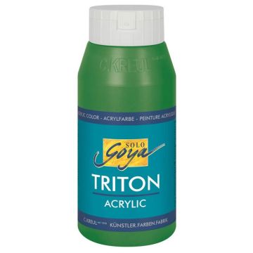 Photo Peinture acrylique Triton Acryl Basic - 750 ml - Vert feuillage C. KREUL  flacon