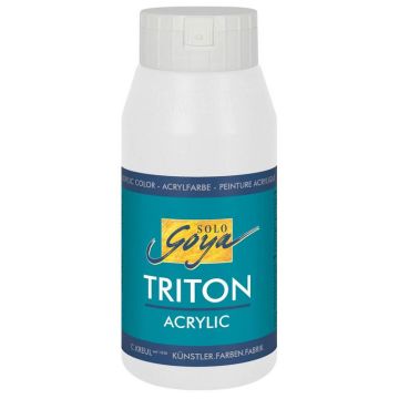 Photo Peinture acrylique Triton Acryl Basic - 750 ml - Blanc C. KREUL  flacon