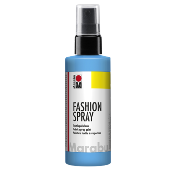 Photo MARABU : Peinture à vaporiser pour textile clair - Bleu Ciel 17190050141