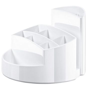 Photo Pot à crayons 9 compartiments RONDO - Blanc : HAN 17460-12