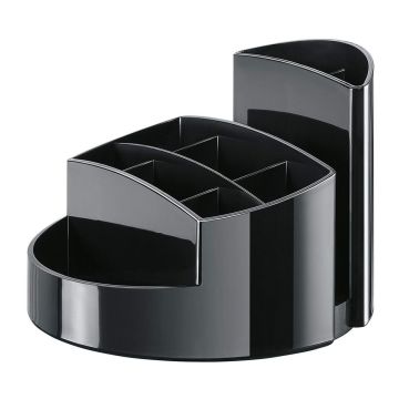 Photo Pot à crayons 9 compartiments RONDO - Noir : HAN 17460-13