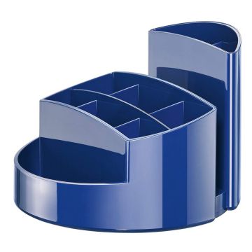 Photo Pot à crayons 9 compartiments RONDO - Bleu : HAN 17460-14