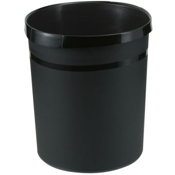 Photo Corbeille à papier 18 litres Noir HAN Grip 18190-13