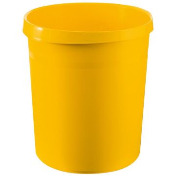 Photo Corbeille à papier 18 litres Jaune HAN Grip 18190-15