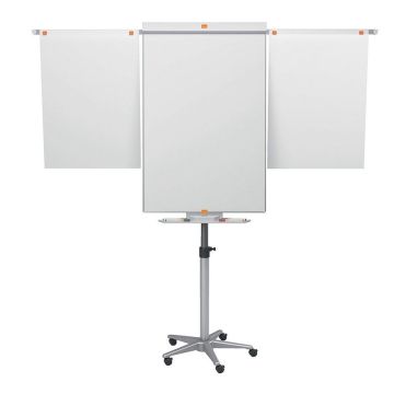 Photo Chevalet de conférence Piranha mobile - 700 x 1000 mm : NOBO 1901920