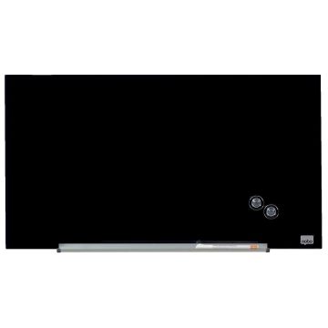 Photo Tableau magnétique en verre - Noir - 677 x 381 mm : NOBO Diamond 1905179