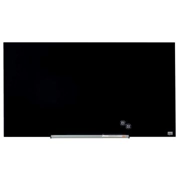 Photo Tableau magnétique en verre - Noir - 933 x 559 mm : NOBO Diamond 1905180