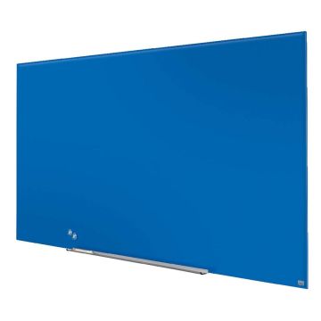 Photo Tableau magnétique en verre - Bleu - 1883 x 1053 mm : NOBO Diamond 1905190