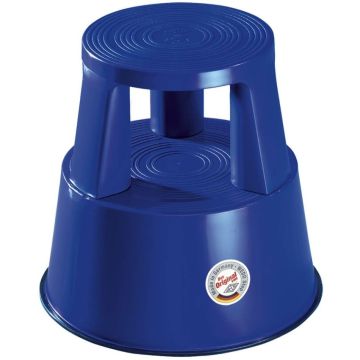 Photo Tabouret marche pied à roulettes - Bleu WEDO