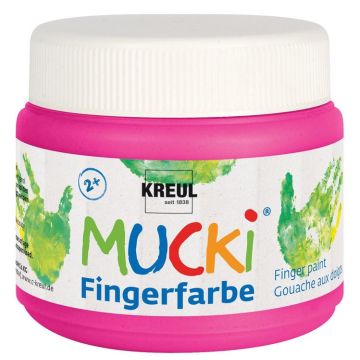 Photo Peinture aux doigts MUCKI - 150 ml - Rose C. KREUL 23106