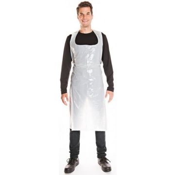 Photo ablier étanche à bavette - 35 microns - Blanc - 700 x 1250 mm HYGONORM Image