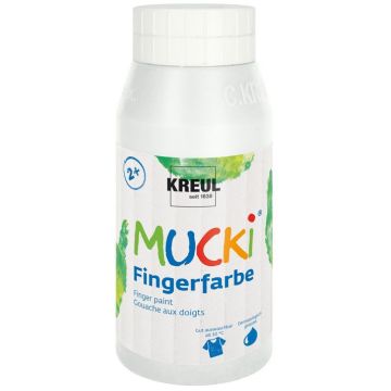 Peinture aux doigts MUCKI - 750 ml - Blanc KREUL 23201