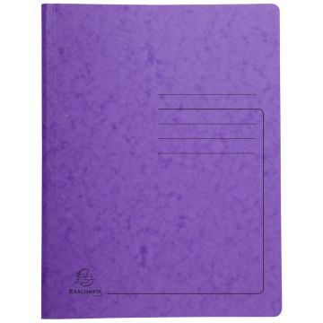 Photo Chemise imprimée à lamelles - Pour document A4 - Violet EXACOMPTA Image