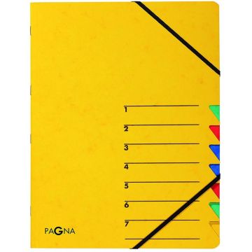 Photo 24061-05  Pagna : Trieur à élastiques 7 compartiments - Jaune