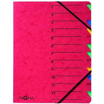 Photo 24131-01  Pagna : Trieur à élastiques 12 compartiments -  Rouge