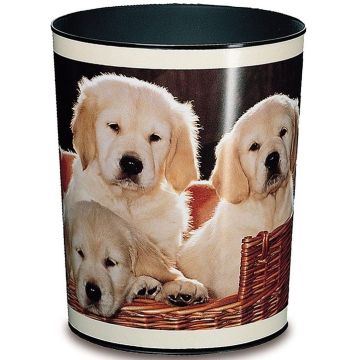 Photo Corbeille à papier - 13 litres - Chiens LAUFER