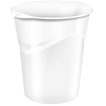 Photo CEP : Corbeille à papier Gloss - 14 L Blanc 280G