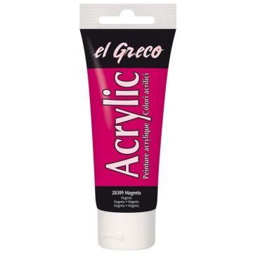 Peinture acrylique EL Greco - 75 ml - Magenta KREUL tube