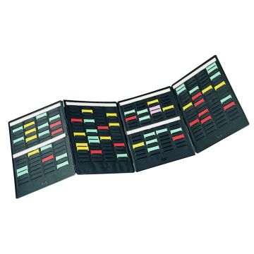 Photo Mini planning mural - Pliable - 4 colonnes : NOBO réf. 3084200