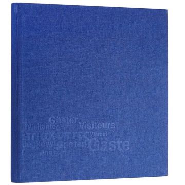 PAGNA : Livre d'or Europe - Bleu - 245 x 245 mm 30903-07