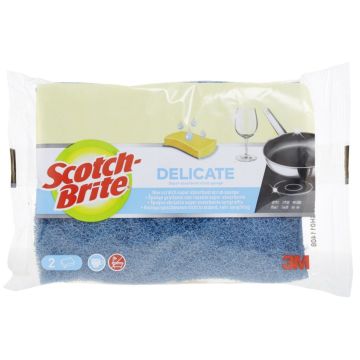 Photo Éponge de nettoyage - Abrasif doux SCOTCH BRITE Délicate 