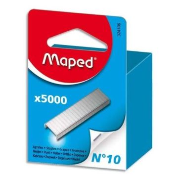 Photo MAPED : Boite de 5000 agrafes zinguées - 10 - 324106