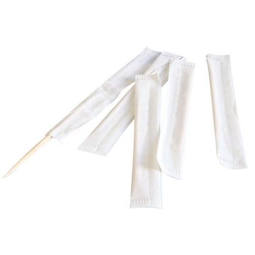 Photo Cure-dent en bois - 66 mm - Emballage individuel NATURE STAR