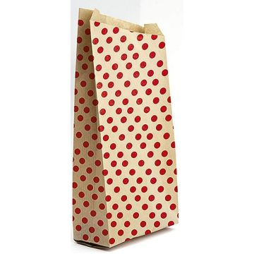 Pochette d'emballage en papier kraft - 210 x 370 mm - Pois CLAIREFONTAINE