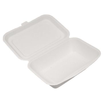 Photo Boîte à repas en canne à sucre - 170 x 125 x 49 mm NATURE STAR