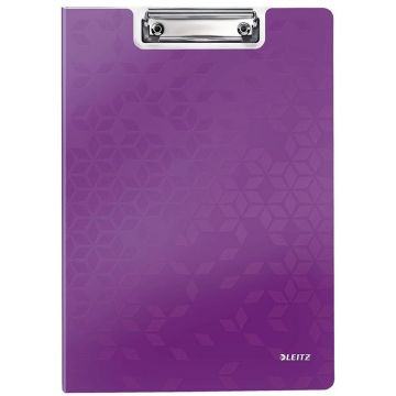 Photo Porte-bloc A4 à rabat WOW - 230 x 330 mm - Violet LEITZ