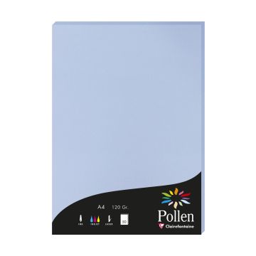 Photo Feuille de couleur Bleu lavande 210 x 297 mm A4 POLLEN 44238C