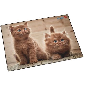 Photo Sous-mains de bureau - 400 x 530 mm - Chats fouineurs LAUFER