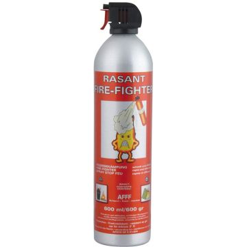 Photo Spray extincteur à mousse A3F - 600 ml - Rouge : UNITEC (46788)