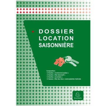 Photo Dossier de location saisonnière EXACOMPTA