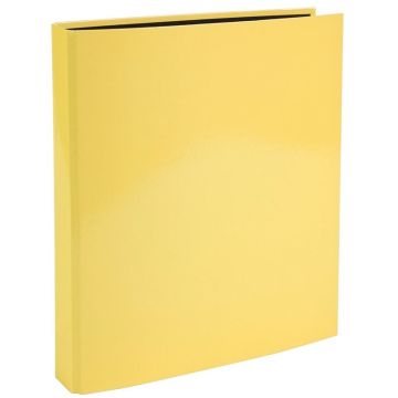 Photo Classeur rigide à 4 anneaux en D - Dos 40 mm - Jaune EXACOMPTA Aquarel