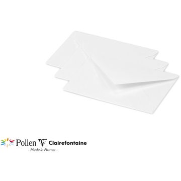 Photo Enveloppe POLLEN Blanc irisé Format  75 x 100 mm 54030C