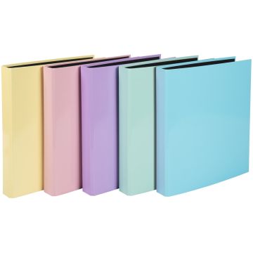 Photo Classeur rigide à 2 anneaux en D - Dos 40 mm - Assortiment EXACOMPTA Aquarel Image