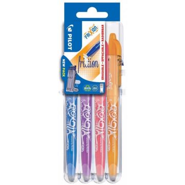 Photo Etui de 4 Stylos roller à encre effaçable - Assortiment PILOT Frixion Ball 07 Set2Go