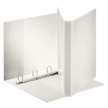 Photo Classeur personnalisable avec 3 Pochettes - Blanc - 4 anneaux de 20 mm : ESSELTE