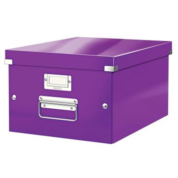 Photo Boite de rangement WOW - Format A4 - Violet LEITZ 6044-00-62 