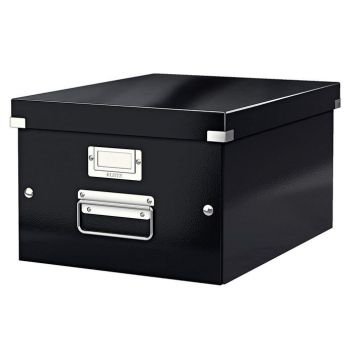 Photo Boite de rangement WOW - Format A4 - Noir LEITZ 6044-00-95 