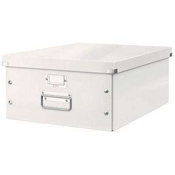 Photo Boite de rangement WOW - Format A3 - Blanc LEITZ 6045-00-01 Coffret large