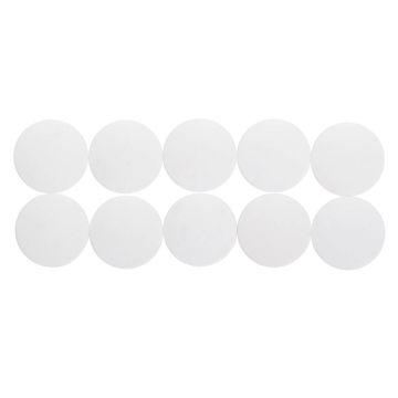 Image MAUL : Lot de 10 aimants ronds - 32 mm - Blanc (Affichage)