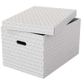 Photo Boite de rangement - 355 x 510 x 305 mm - Blanc ESSELTE Home L