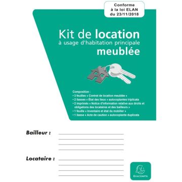 Photo Dossier Kit de location meublée EXACOMPTA