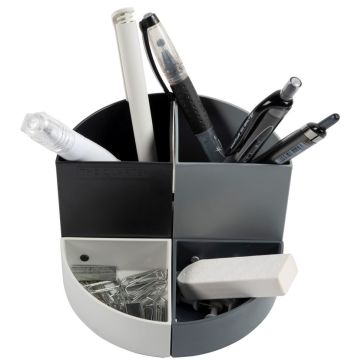 Photo Pot à crayons modulable - Noir/Gris EXACOMPTA The Quarter