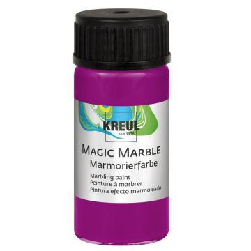 Photo KREUL : Peinture à marbrer Magic Marble - 20 ml - Flacon Magenta