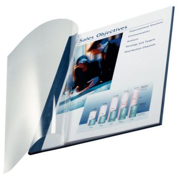 Photo LEITZ 7399-00-35 Chemise pour thermorelieuse A4 - 36-70 feuilles - Bleu