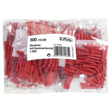 Photo Billets gagnants pour tombola - N° 1 à 500 Herlitz